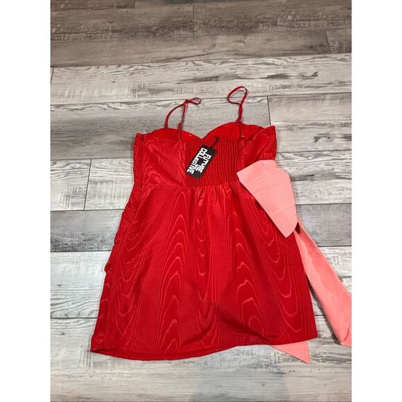 Future collective red and pink spaghetti strap dress size XL - Picture 5 of 12